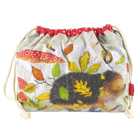 Drawstring Bag - Hedgehog - DRAW26 - Emma Ball