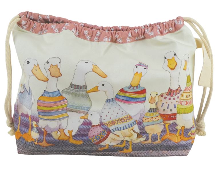 Drawstring Bag - Dapper Ducks - DRAW37 - Emma Ball