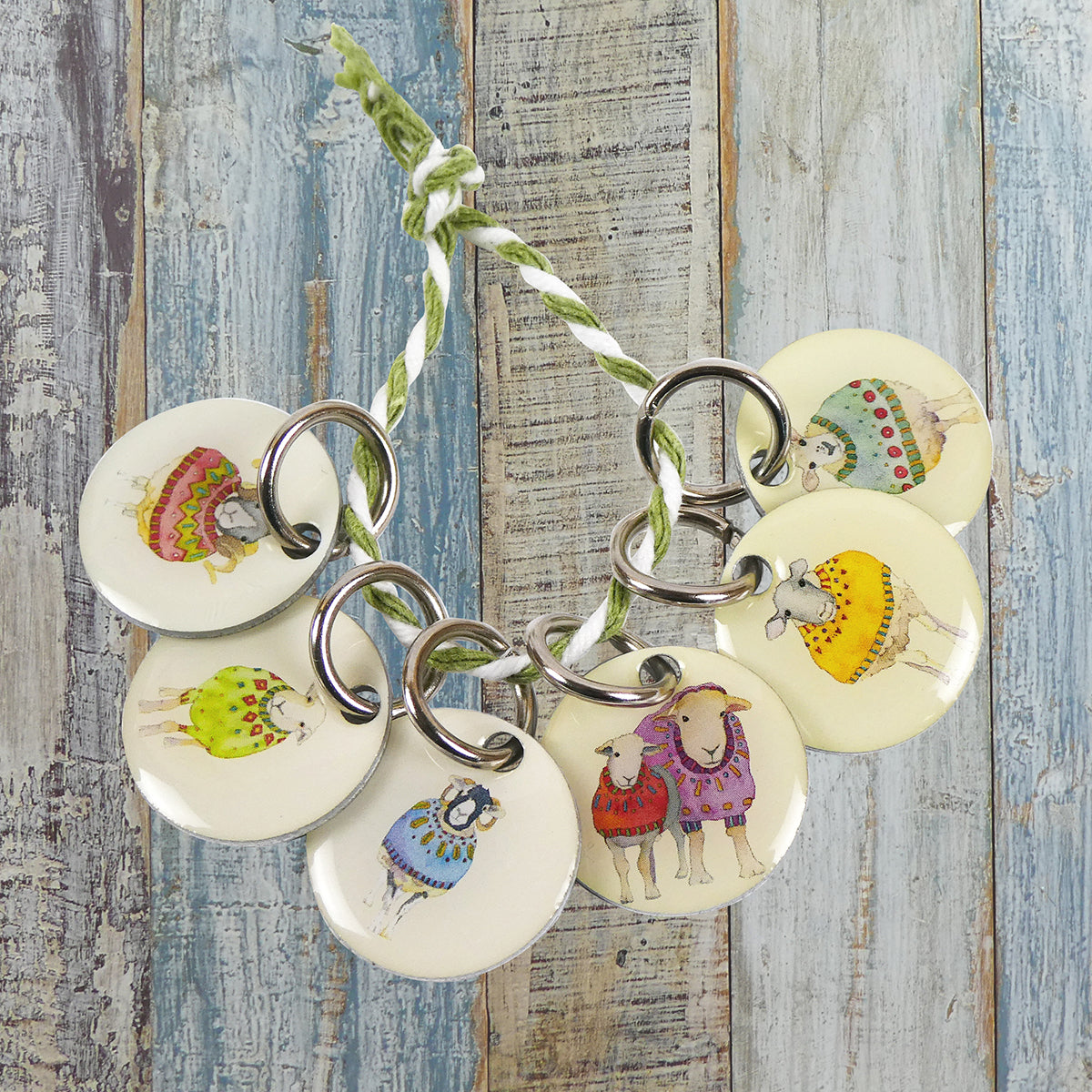 Knitting Stitch Markers - Sheep in Sweaters - KN06 - Emma Ball