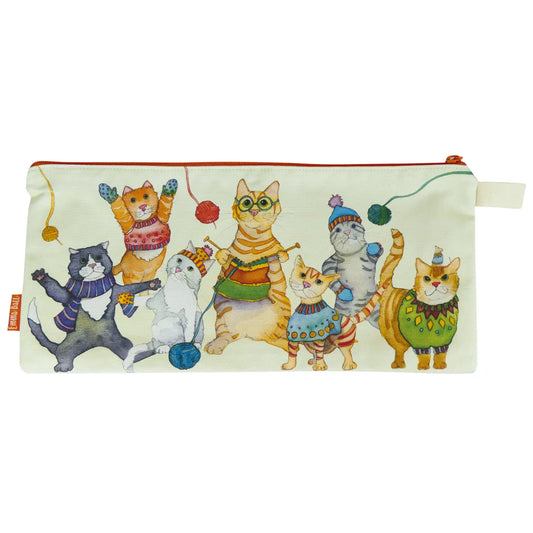 Long Project Bag - Kittens in Mittens - LPB04 - Emma Ball