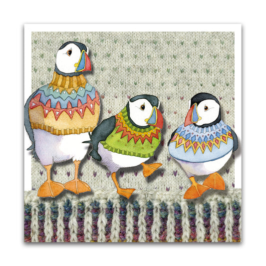 Magnets - Woolly Puffins - MT92 - Emma Ball