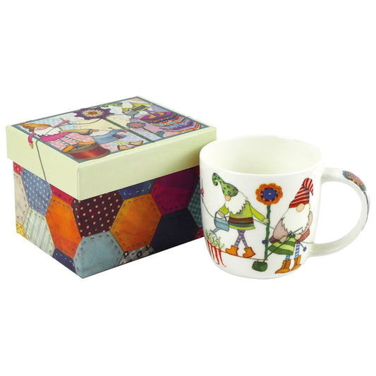 Bone China Mugs - Crafting Gnomes - MUG56 - Gift Boxed