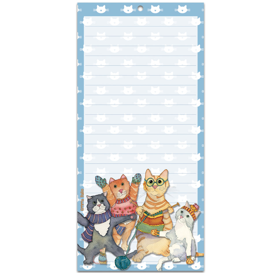 Magnetic Notepad - Kittens in Mittens - NP98 - Emma Ball