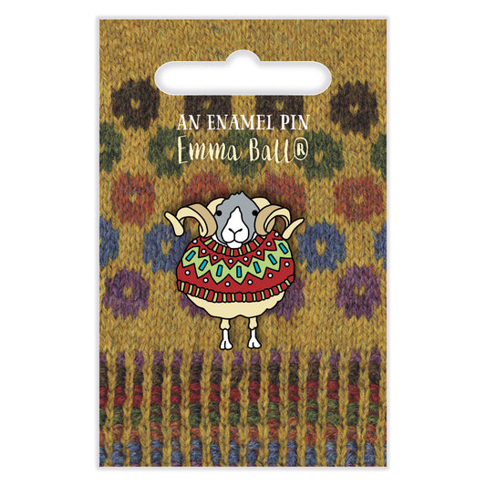 Enamel Pins - Woolly Sheep in Sweaters - PIN19 - Emma Ball