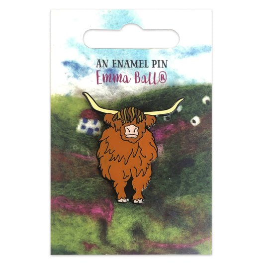 Enamel Pins - Highland Coos - PIN46 - Emma Ball