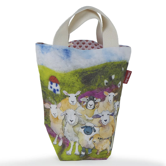 Small Bucket Bag - Felted Sheep - SBU02 - Emma Ball