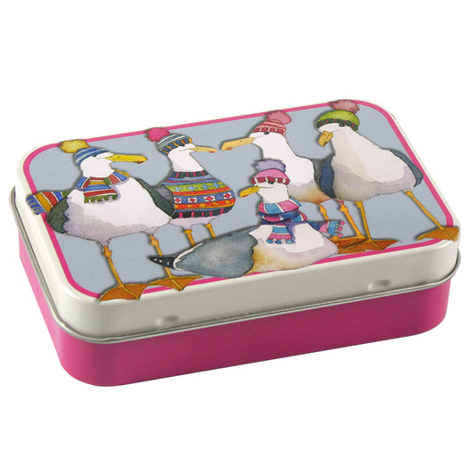 Mini Metal Hinged Tin - Seagulls - T263 - Emma Ball