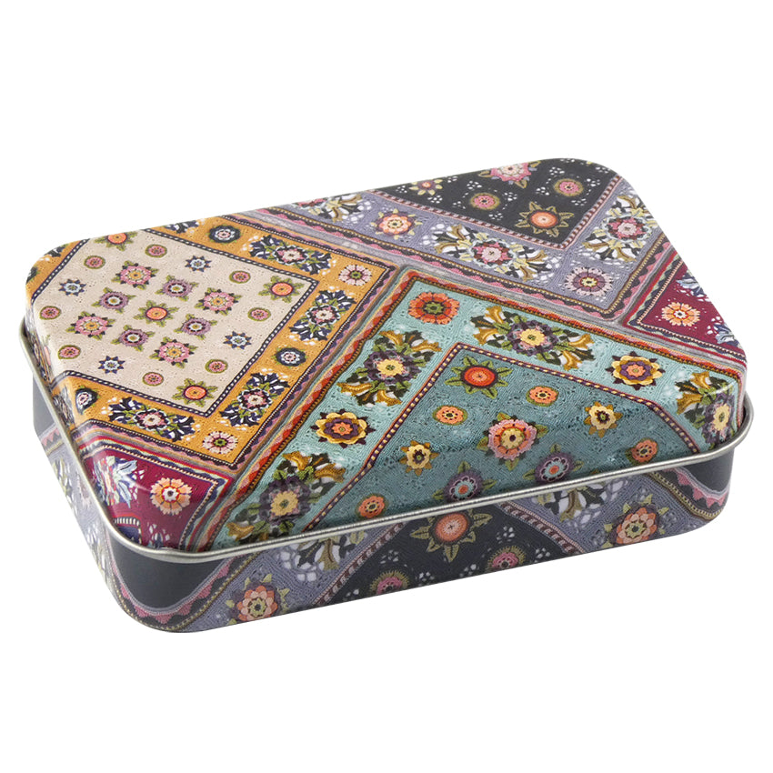 Mini Metal Hinged Tin - Fruit Garden - T266 - Emma Ball