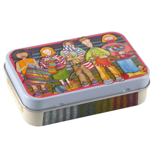 Mini Metal Hinged Tin - Yarn Club - T270 - Emma Ball