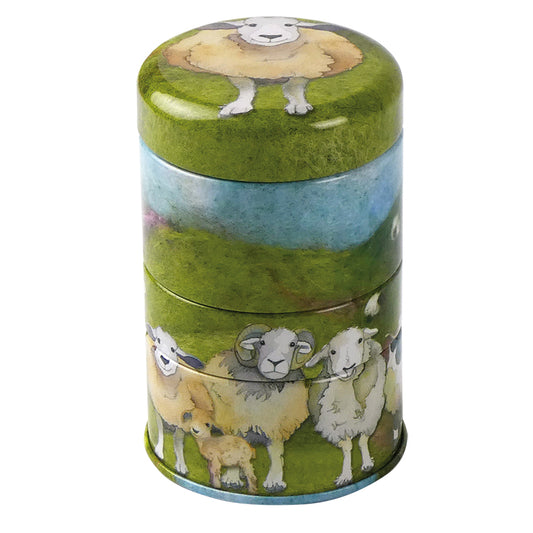 Small Stacker Tins - Felted Sheep - T283 - Emma Ball