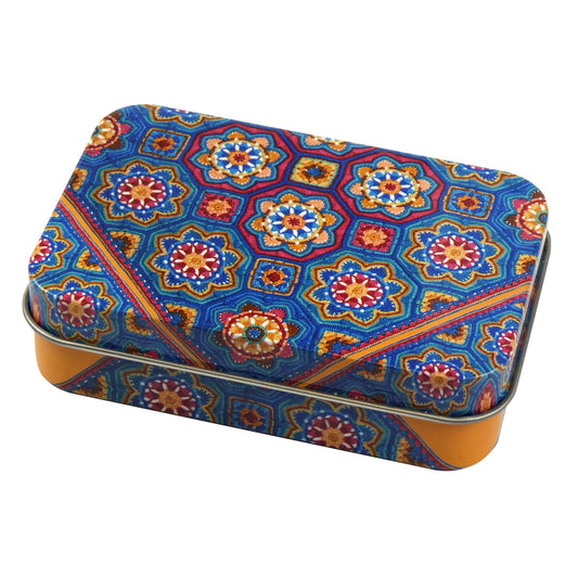 Mini Metal Hinged Tin - Marrakesh - T322 - Emma Ball