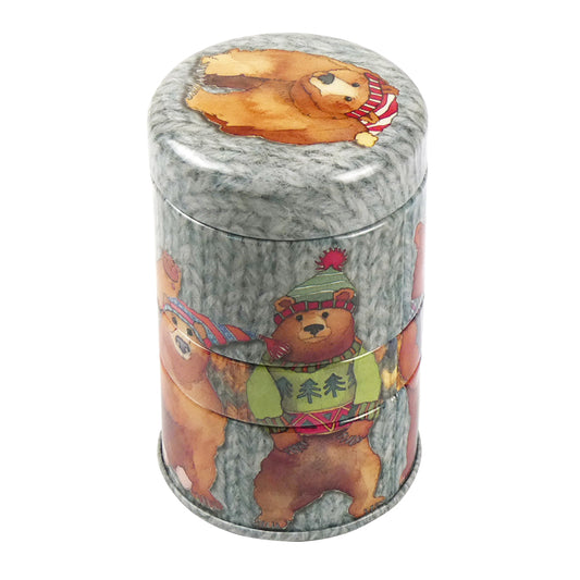 Small Stacker Tins - Woolly Bears - T336 - Emma Ball