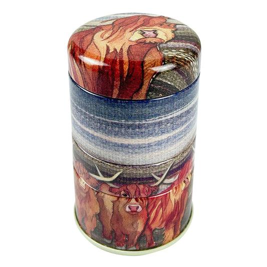 Small Stacker Tins - Highland Coos - T338 - Emma Ball