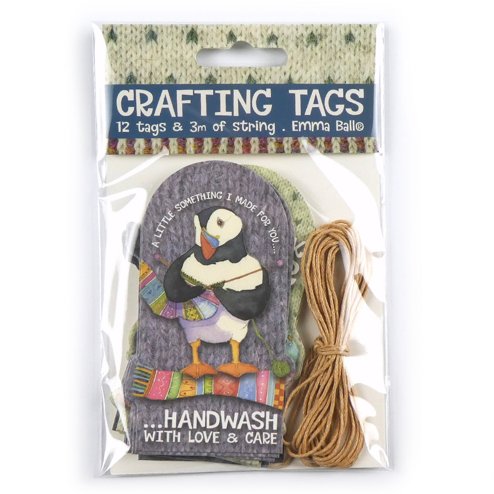 Crafting Tags - Woolly Puffins - TAG02 - Emma Ball