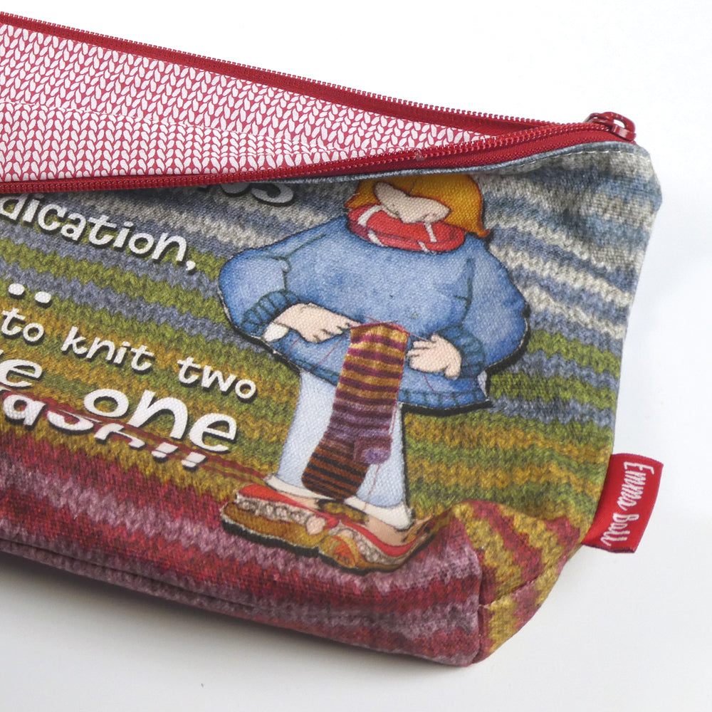 Zipped Pouch - Sock Knitters - ZP21 - Emma Ball