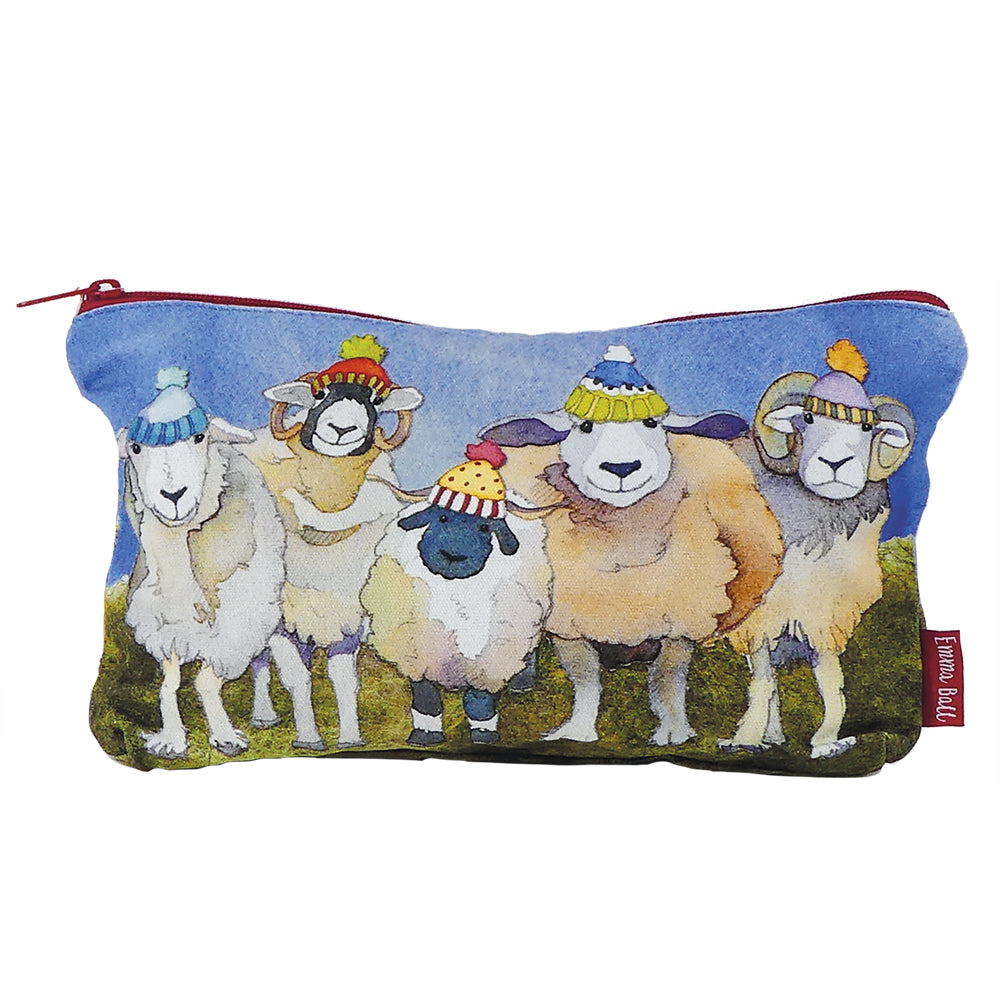 Zipped Pouch - Happy Sheep - ZP19 - Emma Ball