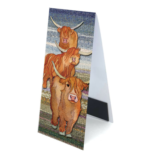 Magnetic Book Marks - Highland Coos - BMHC02 - Emma Ball