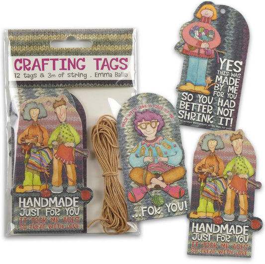 Crafting and Gift Tags - The Yarn Club - TAG09 - Emma Ball
