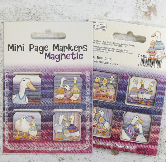 Mini Page Markers - Dapper Ducks - PM15 - Emma Ball