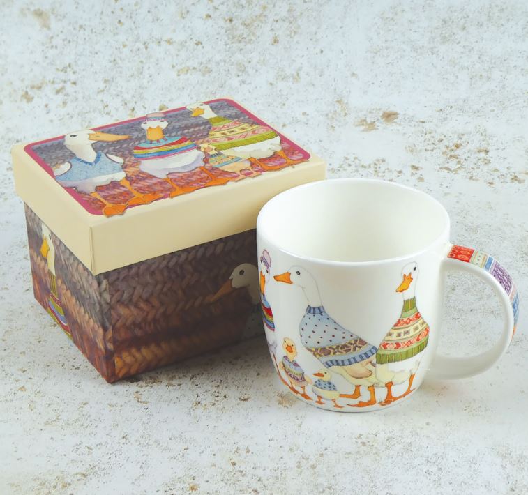Bone China Mugs - Dapper Ducks - MUG80 - Gift Boxed