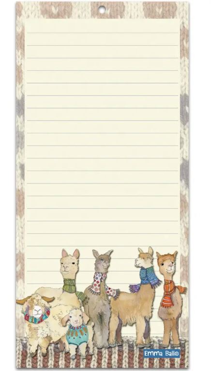 Magnetic Notepad - Other Woollies - NP97 - Emma Ball