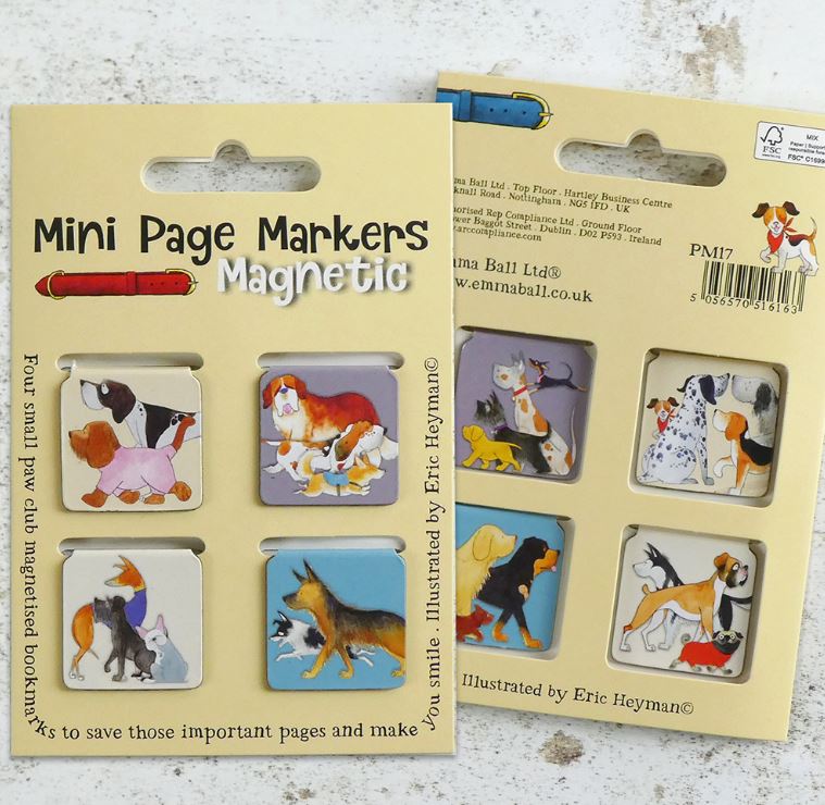 Mini Page Markers - Paw Club - PM17 - Emma Ball