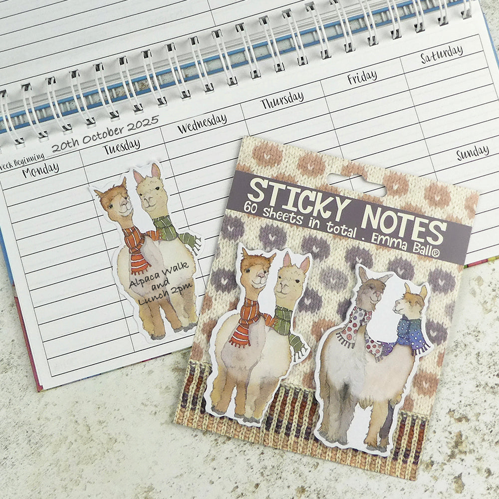 Sticky Note Pads - Alpacas - SN05 - Emma Ball