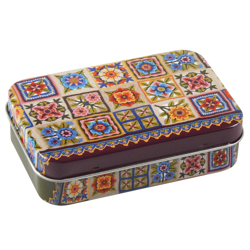 Mini Metal Hinged Tin - Spirit of Flora - T267 - Emma Ball