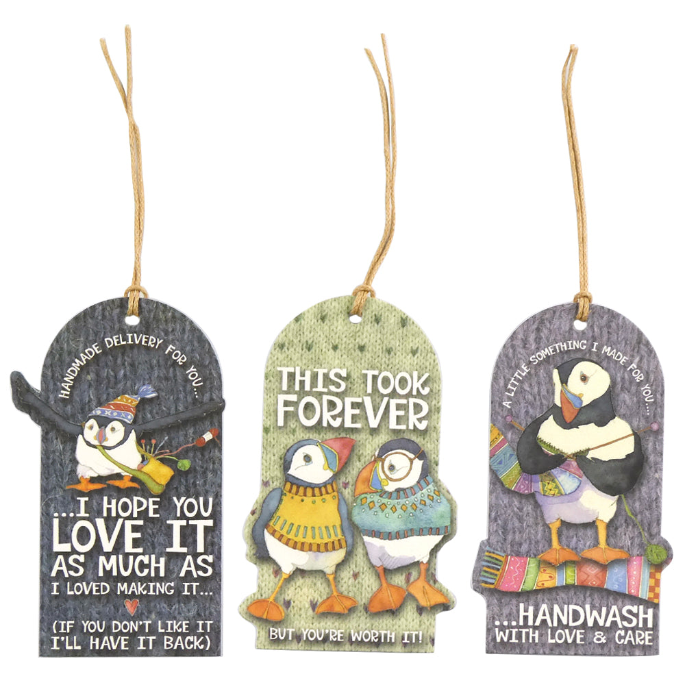 Crafting Tags - Woolly Puffins - TAG02 - Emma Ball