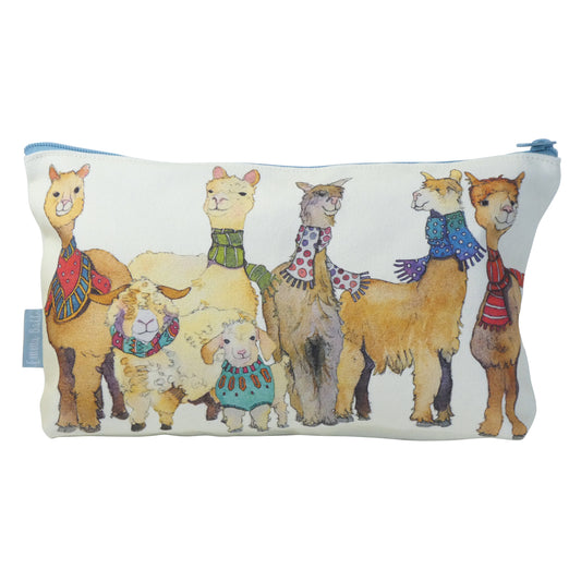 Zipped Pouch - Alpacas and Friends - ZP08 - Emma Ball