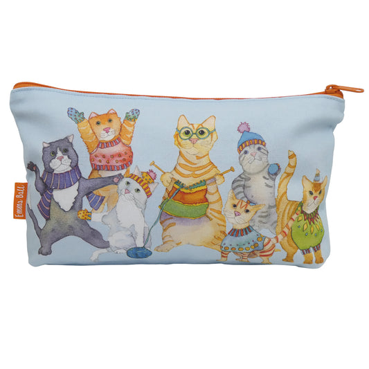 Zipped Pouch - Kittens in Mittens - ZP09 - Emma Ball